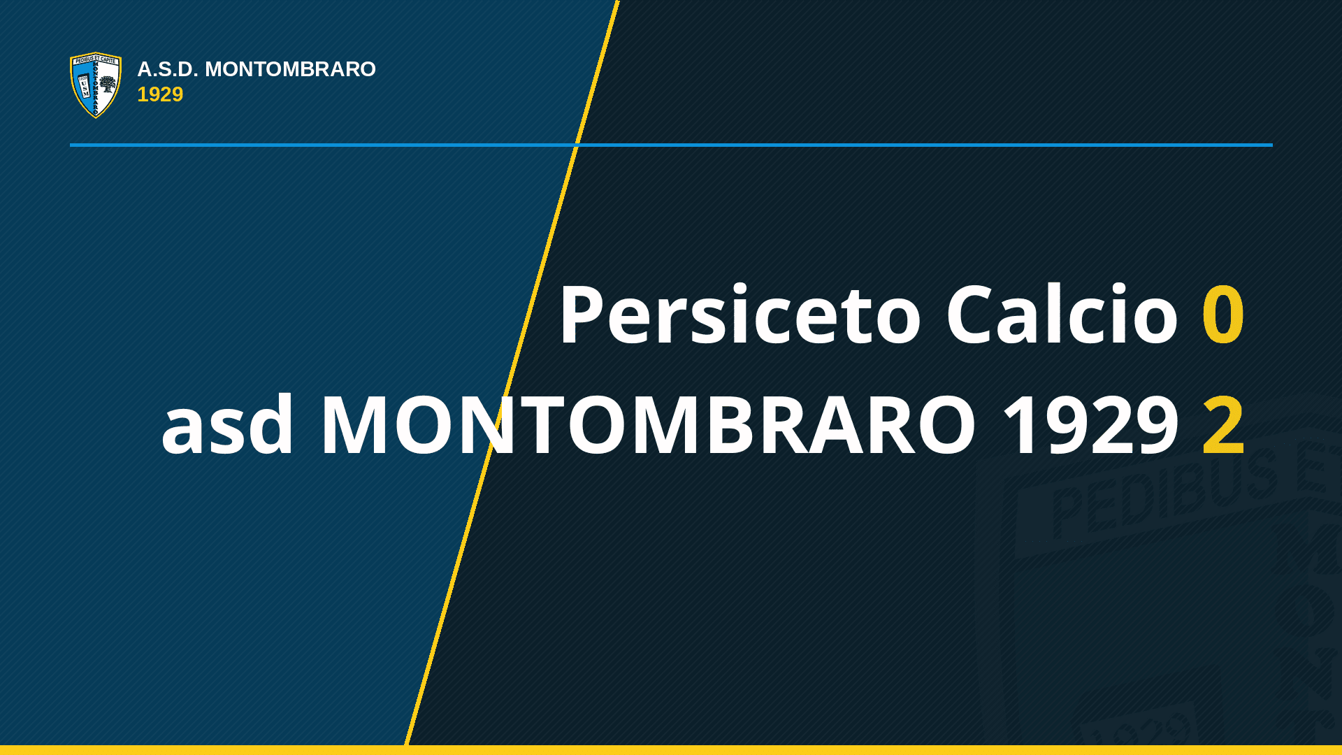 Corsari a Persiceto! Un super Ahumada e un muro chiamato Calzati ci regalano lo 0-2